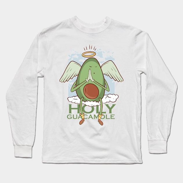 HOLY GUACAMOLE Long Sleeve T-Shirt by madeinchorley